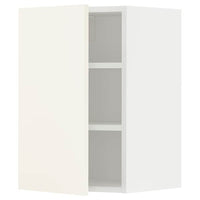 METOD - Wall cabinet with shelves, white/Vallstena white, 40x60 cm - best price from Maltashopper.com 99507255