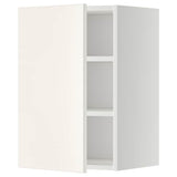 METOD wall cabinet with shelves, white/Veddinge white, 40x60 cm