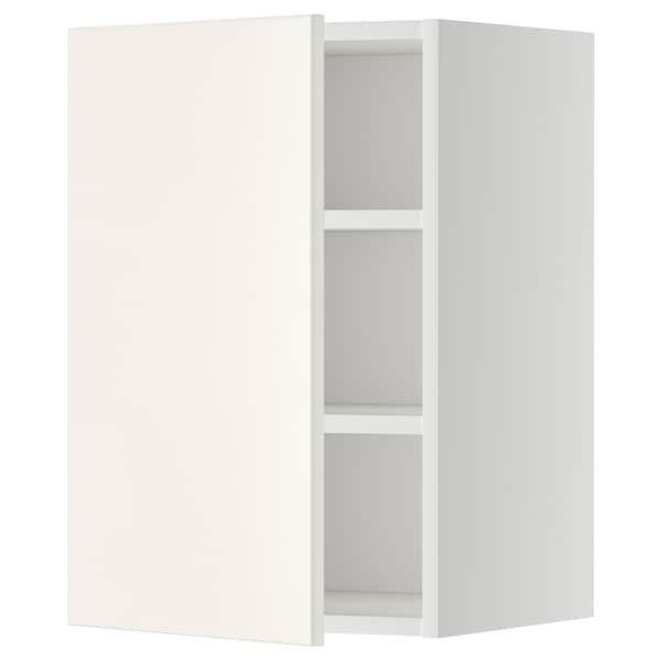 Ikea METOD - Wall cabinet with shelves, white/Veddinge white, 40x60 cm