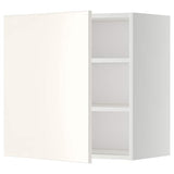 METOD wall cabinet with shelves, white/Veddinge white, 60x60 cm