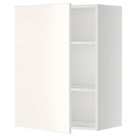 METOD - Wall cabinet with shelves, white/Veddinge white, 60x80 cm - best price from Maltashopper.com 69457978