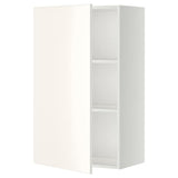 METOD wall cabinet with shelves, white/Veddinge white, 60x100 cm