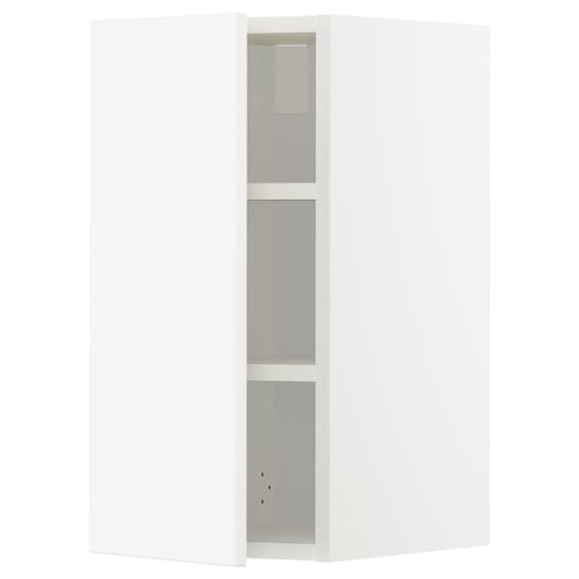 Ikea METOD - Wall cabinet with shelves, white/Veddinge white, 30x60 cm