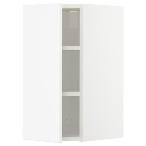 METOD - Wall cabinet with shelves, white/Veddinge white, 30x60 cm