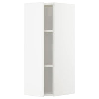 METOD - Wall cabinet with shelves, white/Veddinge white, 30x80 cm - best price from Maltashopper.com 59464031