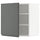 METOD - METOD Wall cabinet with shelves, white/Voxtorp dark grey, 60x60 cm