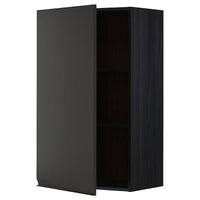 METOD - Wall cabinet with shelves, black/Upplöv matt anthracite, 60x100 cm - best price from Maltashopper.com 29495623