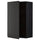 METOD - METOD Wall cabinet with shelves, black/Upplöv matt anthracite, 60x100 cm
