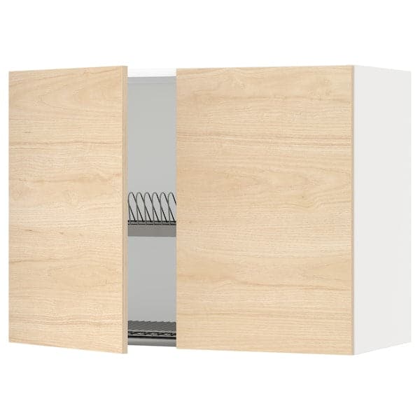 METOD - Wall unit with dish rack/2 doors , 80x60 cm - best price from Maltashopper.com 79454494