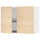 METOD - Wall unit with dish rack/2 doors , 80x60 cm
