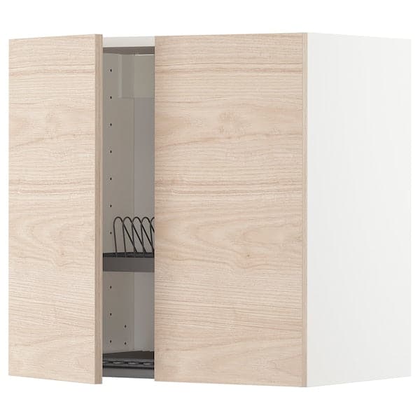 METOD - Wall unit with dish rack/2 doors , 60x60 cm - best price from Maltashopper.com 59469552