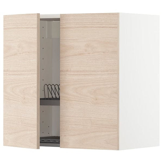Ikea METOD - Wall unit with dish rack/2 doors , 60x60 cm
