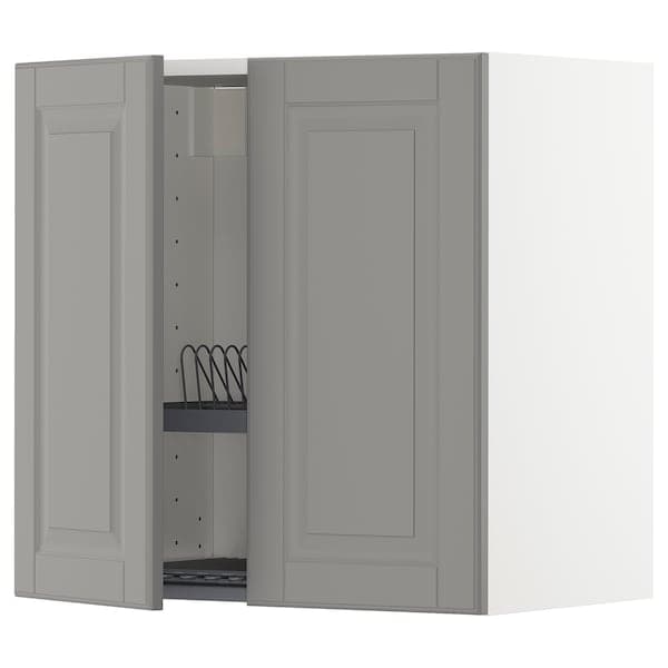 METOD - Wall unit with dish rack/2 doors , 60x60 cm - best price from Maltashopper.com 69458497