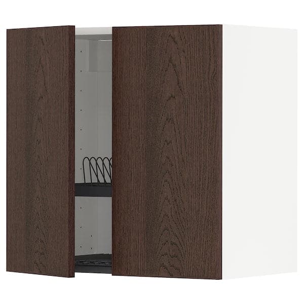 Ikea METOD - Wall unit with dish rack/2 doors , 60x60 cm