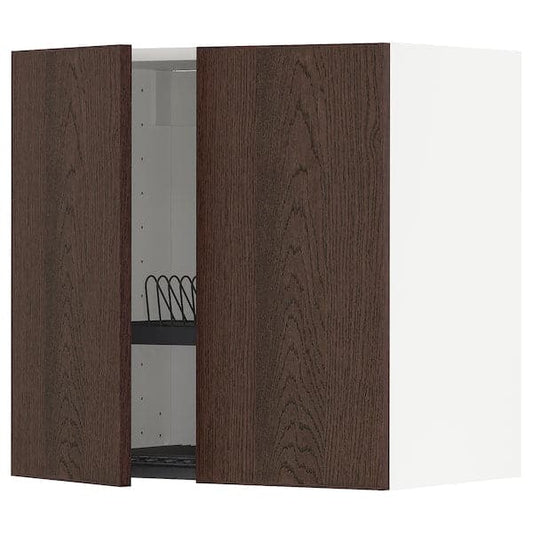 Ikea METOD - Wall unit with dish rack/2 doors , 60x60 cm