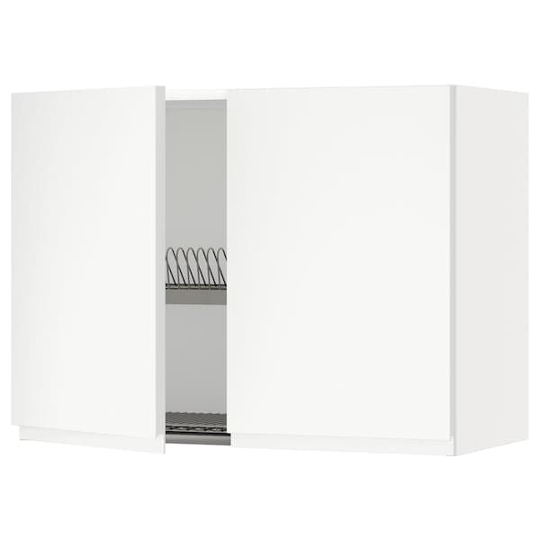 Ikea METOD - Wall unit with dish rack/2 doors , 80x60 cm