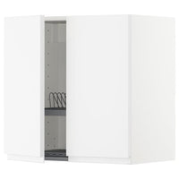 METOD - Wall unit with dish rack/2 doors , 60x60 cm - best price from Maltashopper.com 99470049