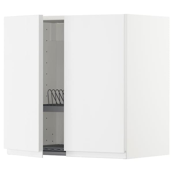 Ikea METOD - Wall unit with dish rack/2 doors , 60x60 cm
