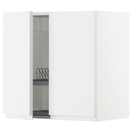 Ikea METOD - Wall unit with dish rack/2 doors , 60x60 cm