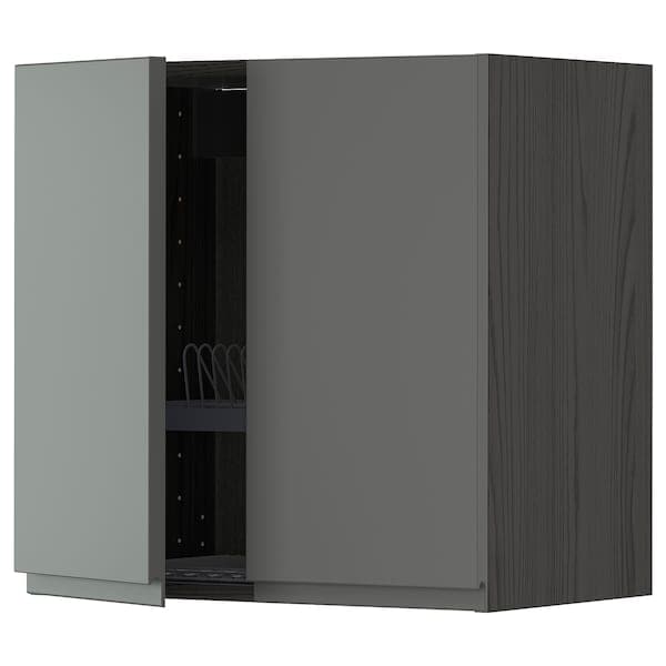 METOD - Wall unit with dish rack/2 doors , 60x60 cm - best price from Maltashopper.com 89458953