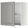 METOD wall cabinet with dish drainer, white/Bodbyn grey, 60x60 cm