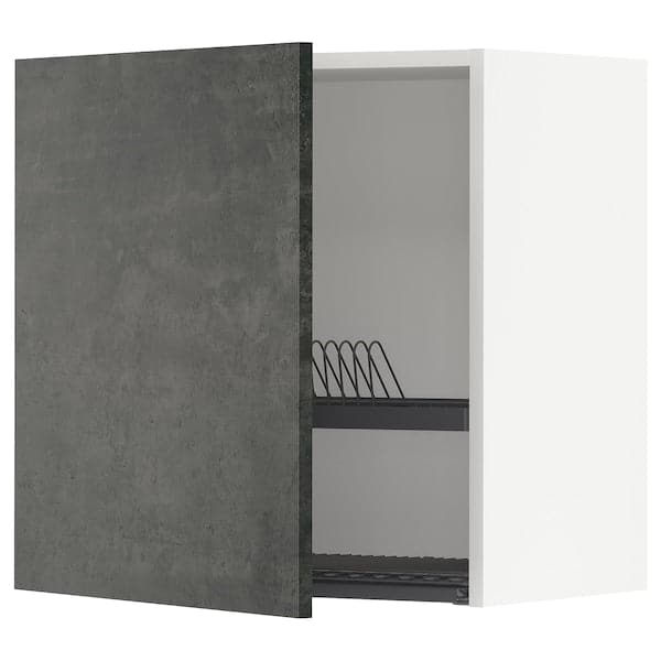 METOD - Wall Cabinet with Dish Drainer , - best price from Maltashopper.com 09469842