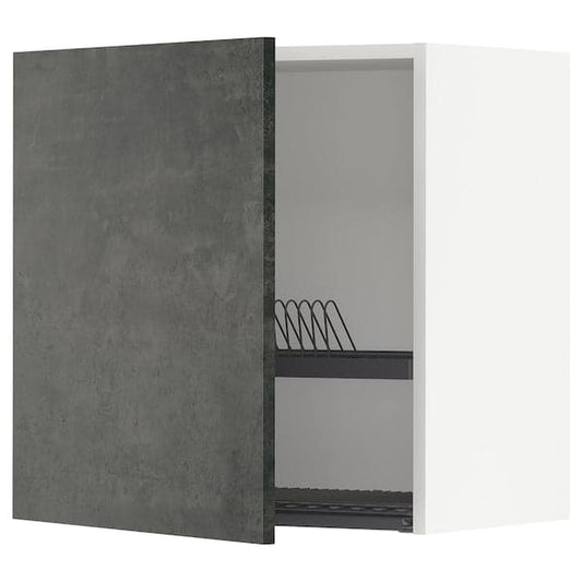 METOD - Wall Cabinet with Dish Drainer , - best price from Maltashopper.com 09469842