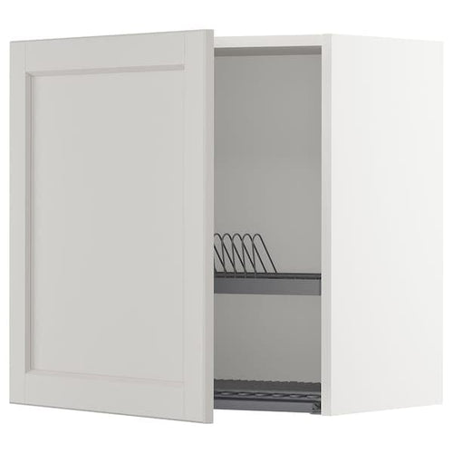 METOD - Wall unit with dish drainer , 60x60 cm