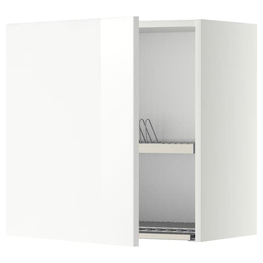 METOD - Wall unit with dish drainer , 60x60 cm - best price from Maltashopper.com 29464867