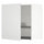 METOD wall cabinet with dish drainer, white/Stensund white, 60x60 cm
