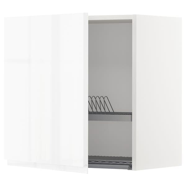 METOD - Wall unit with dish drainer , 60x60 cm