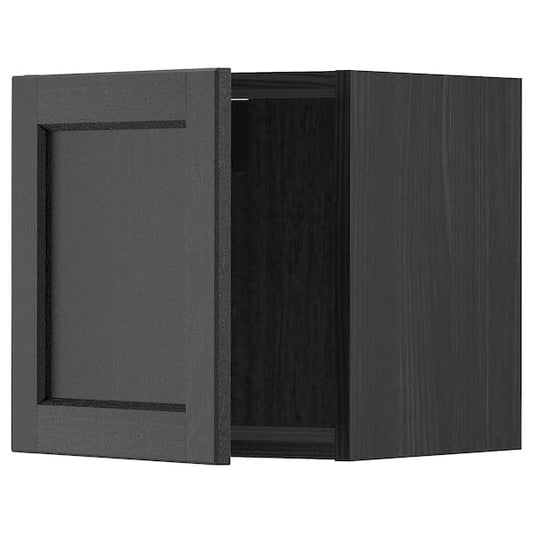 Ikea METOD - Wall cabinet, black/Lerhyttan black stained, 40x40 cm