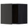 METOD - METOD Wall cabinet, black/Nickebo matt anthracite, 40x40 cm