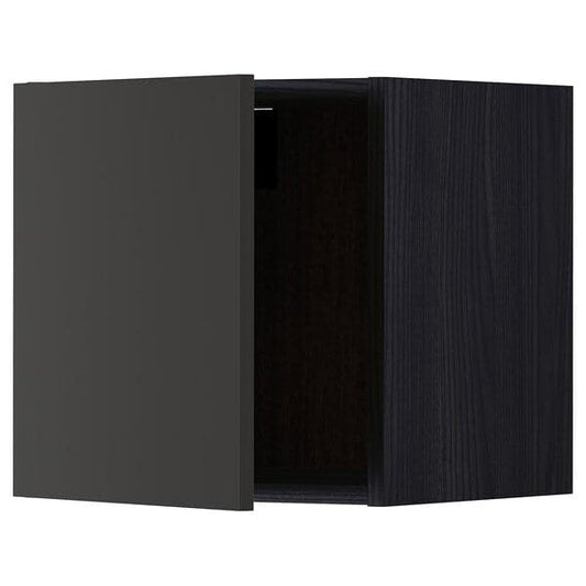 Ikea METOD - Wall cabinet, black/Nickebo matt anthracite, 40x40 cm