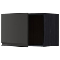 METOD - Wall cabinet, black/Upplöv matt anthracite, 60x40 cm - best price from Maltashopper.com 69495348