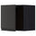 METOD wall cabinet, black/Upplöv matt anthracite, 40.0x40.0x38.6 cm