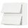 METOD wall cab horizo 2 doors w push-open, white Enköping/white wood effect, 80x80 cm