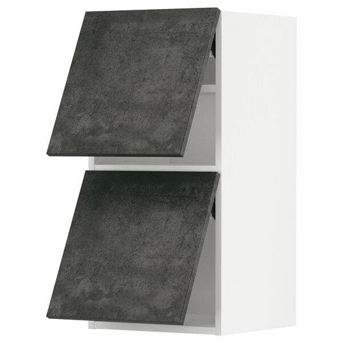 METOD - Horizontal wall unit 2 doors press opening, 40x80 cm