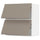 METOD wall cab horizo 2 doors w push-open, white/Upplöv matt dark beige, 80x80 cm