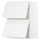 METOD wall cab horizo 2 doors w push-open, white/Voxtorp high-gloss/white, 60x80 cm