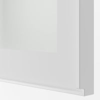 METOD - Wall cab horiz gls door w push-open, white/Hejsta white clear glass, 80x40 cm - best price from Maltashopper.com 29490588