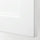 METOD wall cabinet horizontal w push-open, white/Axstad matt white, 40x40 cm