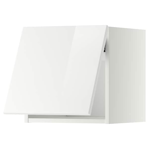 Ikea METOD - Wall cabinet horizontal w push-open, white/Ringhult white, 40x40 cm