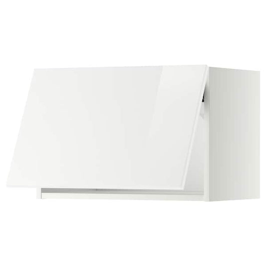 Ikea METOD - Wall cabinet horizontal w push-open, white/Ringhult white, 60x40 cm