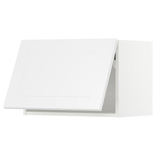 METOD - METOD Wall cabinet horizontal, white/Axstad matt white, 60x40 cm