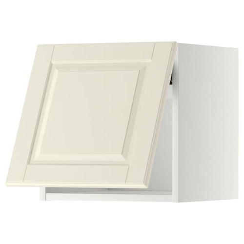 METOD - Wall cabinet horizontal, white/Bodbyn off-white , 40x40 cm
