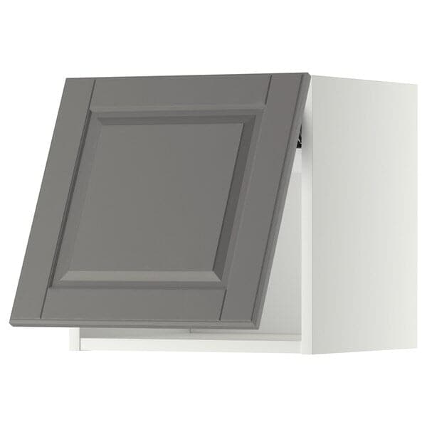 Ikea METOD - Wall cabinet horizontal, white/Bodbyn grey, 40x40 cm