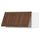 METOD wall cabinet horizontal, white Enköping/brown walnut effect, 80.0x40.0x38.9 cm