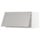 METOD wall cabinet horizontal, white/Lerhyttan light grey, 80x40 cm