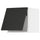 METOD - METOD Wall cabinet horizontal, white/Nickebo matt anthracite, 40x40 cm